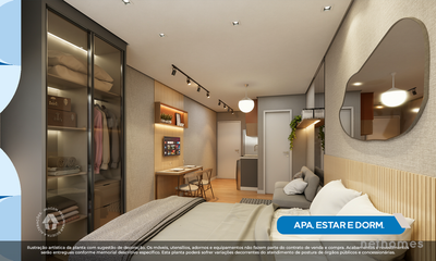 Apartamento, 1 quarto, 24 m² - Foto 2