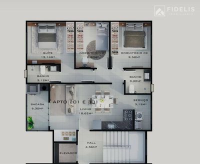 Apartamento, 3 quartos, 90 m² - Foto 4