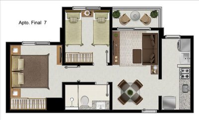 Apartamento, 2 quartos, 47 m² - Foto 4