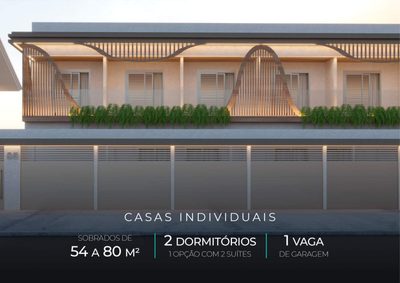 Sobrado, 2 quartos, 55 m² - Foto 2
