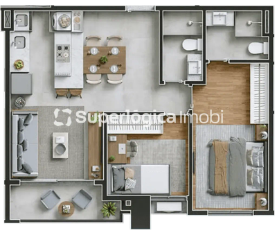 Apartamento, 3 quartos, 97 m² - Foto 5