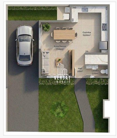 Sobrado, 3 quartos, 134 m² - Foto 3