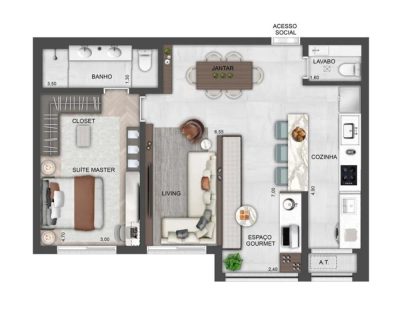 Apartamento, 3 quartos, 122 m² - Foto 5