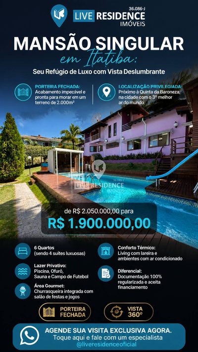 Casa, 6 quartos, 323 m² - Foto 1