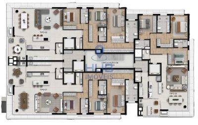 Apartamento, 3 quartos, 193 m² - Foto 2