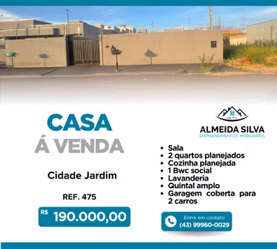 Casa, 2 quartos - Foto 1