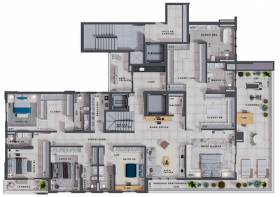 Apartamento, 5 quartos, 700 m² - Foto 4