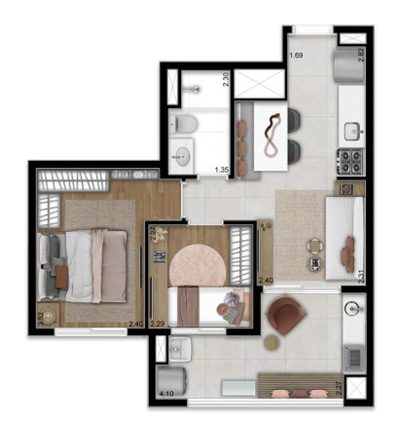 Cobertura, 3 quartos, 133 m² - Foto 4