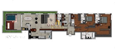 Cobertura, 3 quartos, 211 m² - Foto 5