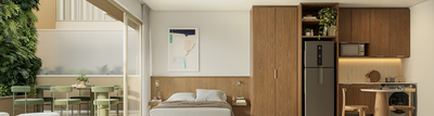 Apartamento, 1 quarto, 43 m² - Foto 3
