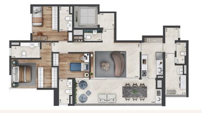 Cobertura, 3 quartos, 263 m² - Foto 5