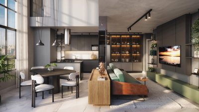 Apartamento, 1 quarto, 34 m² - Foto 1