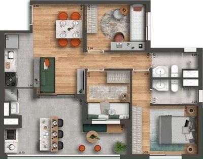 Apartamento, 2 quartos, 63 m² - Foto 5