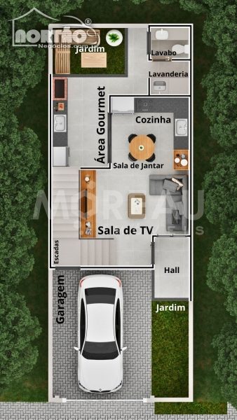 Casa, 3 quartos, 88 m² - Foto 1