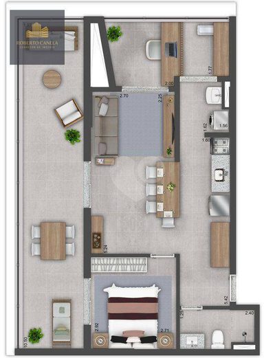 Apartamento, 2 quartos, 79 m² - Foto 1