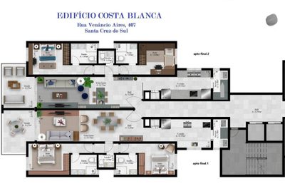 Apartamento, 2 quartos, 100 m² - Foto 2