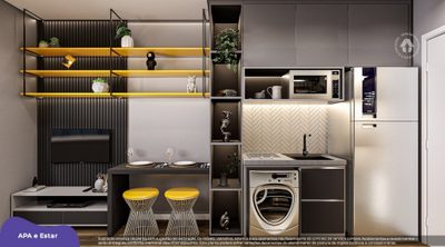 Apartamento, 1 quarto, 17 m² - Foto 3
