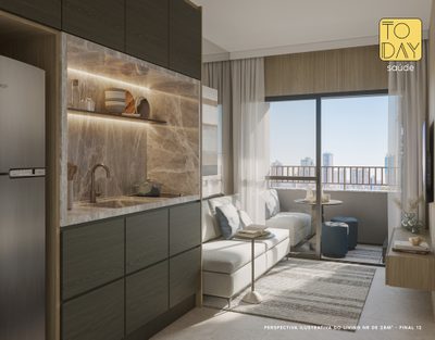 Apartamento, 1 quarto, 28 m² - Foto 3