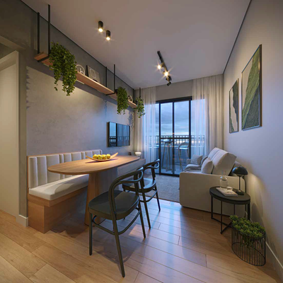 Apartamento, 2 quartos, 37 m² - Foto 3