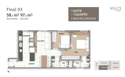 Apartamento, 2 quartos, 58 m² - Foto 5