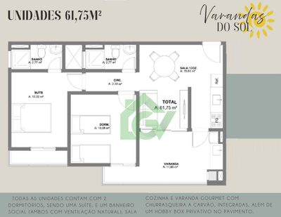 Apartamento, 2 quartos, 61 m² - Foto 5