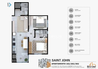 Apartamento, 2 quartos, 67 m² - Foto 4