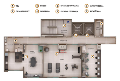 Apartamento, 1 quarto, 22 m² - Foto 2