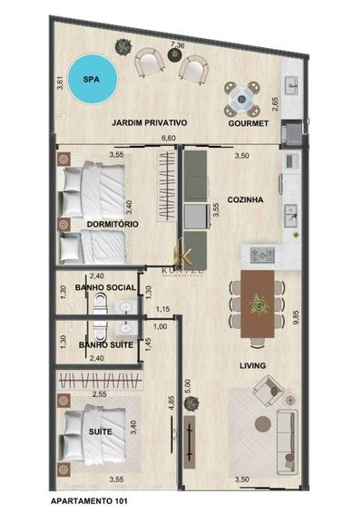 Apartamento, 2 quartos, 116 m² - Foto 5