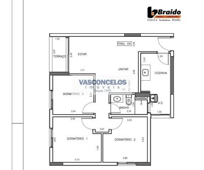 Apartamento, 3 quartos, 63 m² - Foto 4