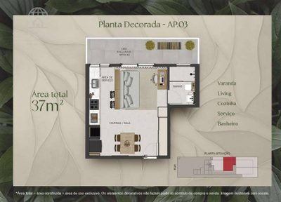 Apartamento, 1 quarto, 33 m² - Foto 5