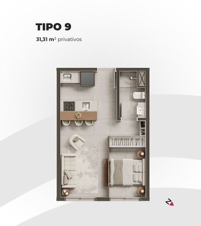 Apartamento, 1 quarto, 75 m² - Foto 5
