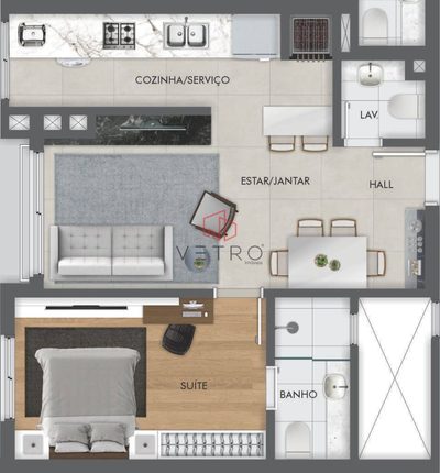 Apartamento, 1 quarto, 79 m² - Foto 4