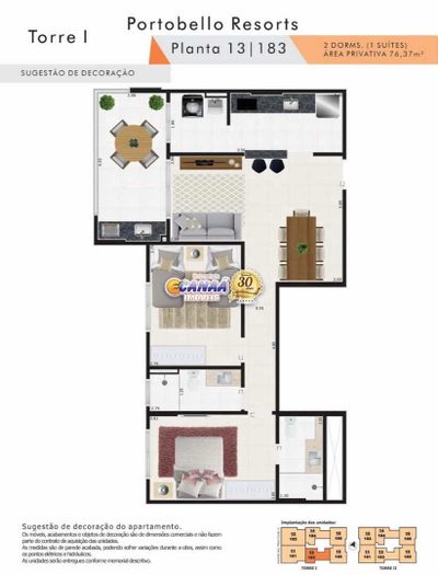 Apartamento, 2 quartos, 76 m² - Foto 5