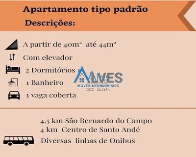 Apartamento, 2 quartos, 40 m² - Foto 2