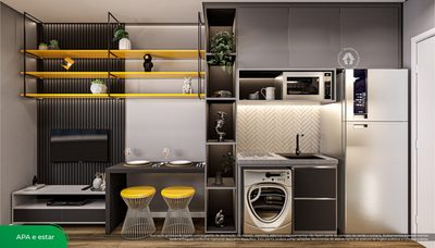 Cobertura, 1 quarto, 56 m² - Foto 3