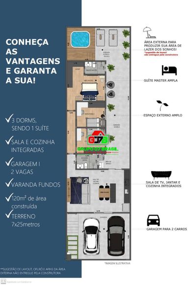 Casa, 3 quartos, 120 m² - Foto 5
