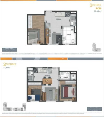 Apartamento, 1 quarto, 34 m² - Foto 4