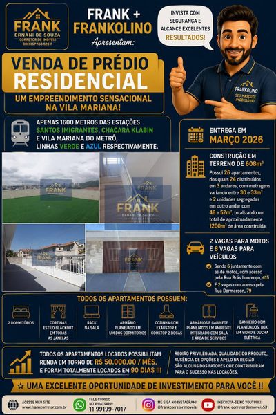 Prédio Inteiro, 608 m² - Foto 1