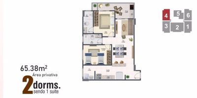 Apartamento, 2 quartos, 65 m² - Foto 4