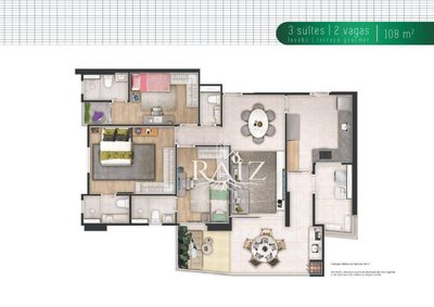 Apartamento, 3 quartos, 112 m² - Foto 2