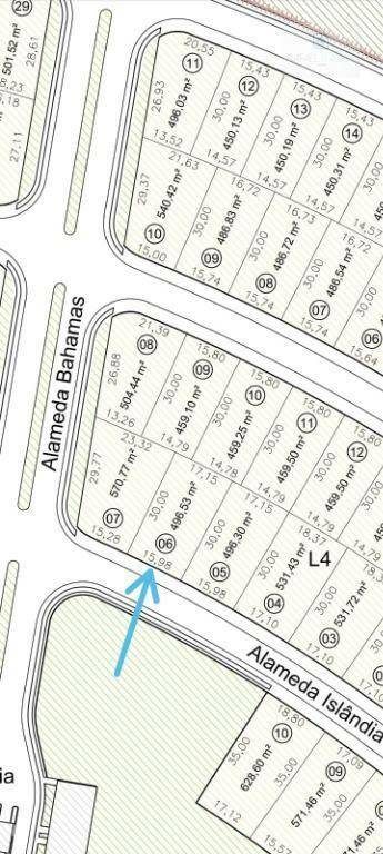 Loteamento e Condomínio, 496 m² - Foto 1