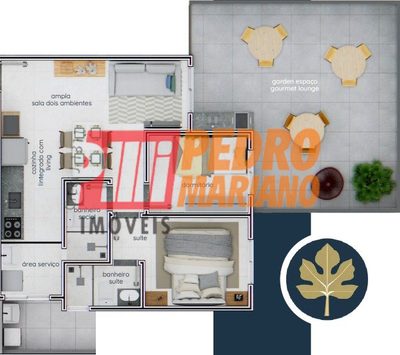 Apartamento, 2 quartos, 78 m² - Foto 2