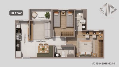 Apartamento, 2 quartos - Foto 4