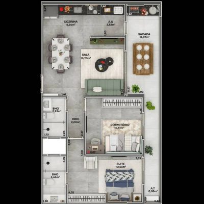 Apartamento, 2 quartos, 80 m² - Foto 4