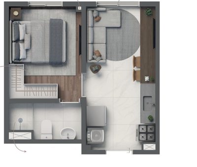 Apartamento, 2 quartos, 31 m² - Foto 5
