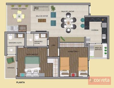 Apartamento, 2 quartos, 72 m² - Foto 3