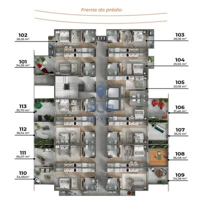Apartamento, 1 quarto, 37 m² - Foto 1