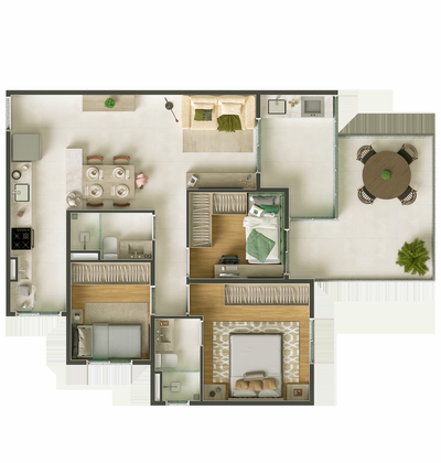 Apartamento, 2 quartos, 50 m² - Foto 5