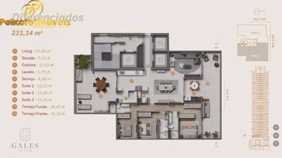 Apartamento, 231 m² - Foto 2