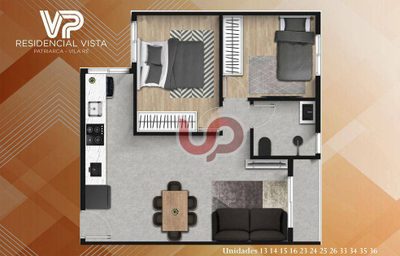 Apartamento, 2 quartos, 45 m² - Foto 1
